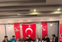SAADET PARTİSİ MANAVGAT’TA BULUŞTU
