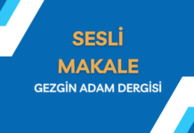 SESLİ MAKALE YAYINDA
