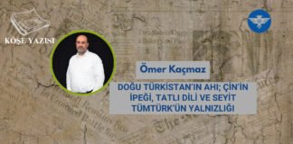 DOĞU TÜRKİSTAN’IN AHI; ÇİN’İN İPEĞİ, TATLI DİLİ VE SEYİT TÜMTÜRK’ÜN YALNIZLIĞI