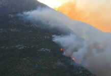ANTALYA KAŞ’TA KORKUTAN YANGIN