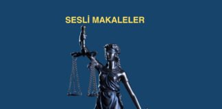 SESLİ MAKALE YAYINDA