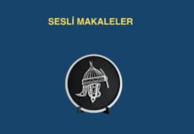 SESLİ MAKALE YAYINDA