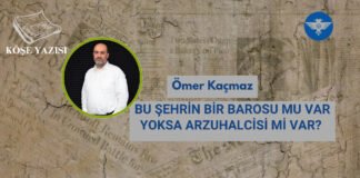 BU ŞEHRİN BİR BAROSU MU VAR YOKSA ARZUHALCİSİ Mİ VAR?