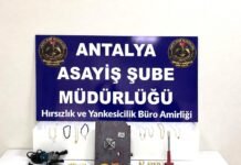 ANTALYA’DA ÇELİK KASA HIRSIZLIĞI ŞÜPHELİLERİ YAKALANDI