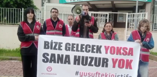 MANAVGAT İLÇE MİLLİ EĞİTİMİN ÖNÜNDE YENİ BİR PROTESTO DAHA