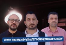 YEREL YAZARLARA SİYASET DÜNYASINDAN DESTEK