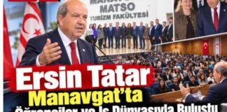 ERSİN TATAR MANAVGAT TEMASLARINI TAMAMLADI